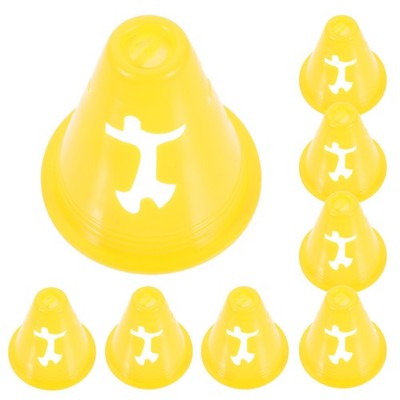10 Pcs Fußball Training Equipment Kegel Üben Fußball-Trainingsausrüstung