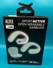New Altec Lansing Sport Active Open Wearable Earbuds Headphones MZX1020N WHT