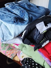 Vintage Women's Bulk Clothing Lot XXS-4X Dresses, Skirts, Jeans, Tops, Etc