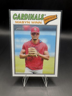 2026 Topps Heritage #358 Masyn Winn Image Variation | eBay