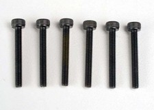 Traxxas 2556 Header screws 3x23mm cap hex screws 6 