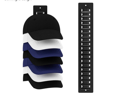 LONGD 3-in-1 Wall Hat Rack Organizer for Closet 