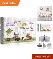 You Are So Loved Baby Photo Album - Woodland Animals Design, Holds 32 Photos