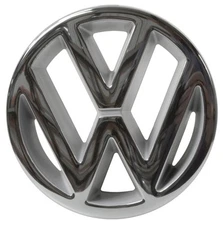 Chrome VW Grille Badge 125mm VW T25 251853601 Genuine VW