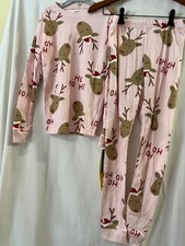NWT Carter's Reindeer Pajamas Set kids Cotton Christmas Pink Many Sizes