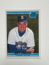 1992 Donruss  Rated Rookie Jeff Nelson #408 (RC) NRMT New York Yankees All Star