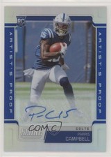 2019 Panini Chronicles Artist's Proof Signatures 24/35 Parris Campbell Auto 4l3