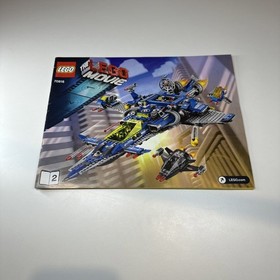 The LEGO Movie 70816 Benny's Spaceship Spaceship SPACESHIP! ~MANUAL BOOKS ONLY~