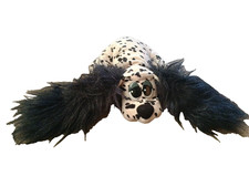 Vtg GALOOB Pound Puppy White Black spots BRUSHABLE Long EARS plush Dalmatian HTF