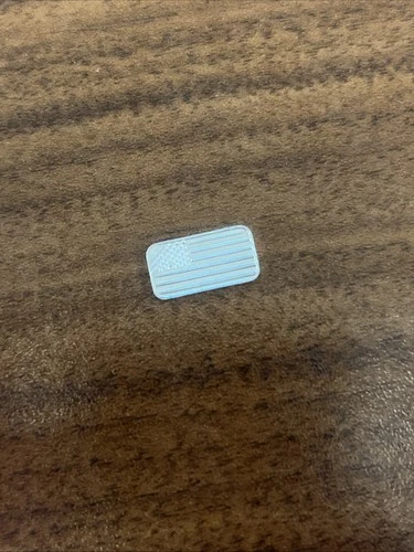 1 Gram .999 Fine Silver Bar – Pan Silver Company – American Flag Design