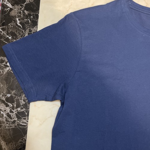 Marlboro Classics Pocket Logo T-Shirt Navy Crew Neck Slim Fit XL Pit To Pit 22” - Picture 5 of 7