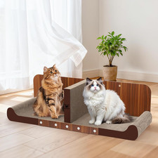 34 Inch Cat Scratcher Bed, Upgraded Cardboard Scratching Pad, Extra Large Cat Sc