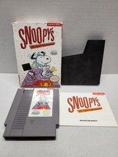SNOOPY'S SILLY SPORTS SPECTACULAR! Nintendo NES Game Complete In Box CIB