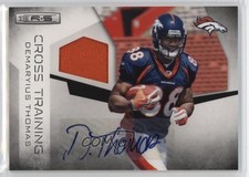 2010 Panini Rookies & Stars Materials Signatures 7/25 Demaryius Thomas Auto 15wb