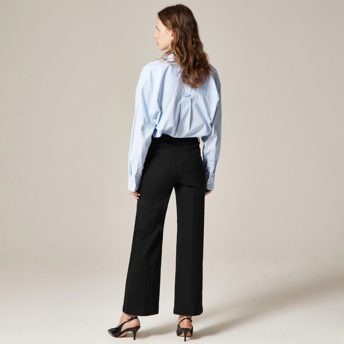 NWT J. Crew Black Size 28 Charley Kickout Cropped Pant In Chino Pants View 3