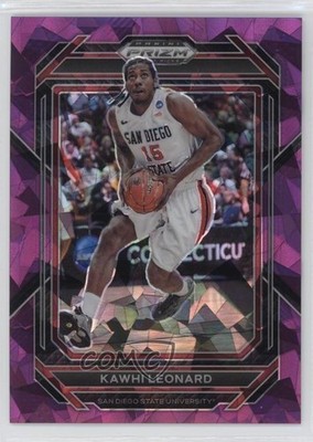 2023-24 Panini Prizm Draft Picks Purple Ice Prizm 73/149 Kawhi Leonard #60 1e6a