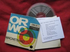 Reel to reel Tape 14,5cm Vintage / Tom Johnes Legends/ 2T 19 cm/s  BASF
