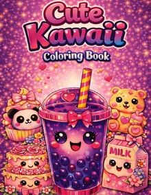 Cute Kawaii Coloring Book: Süße Squishy-Motive zum ... | Buch | Zustand sehr gut