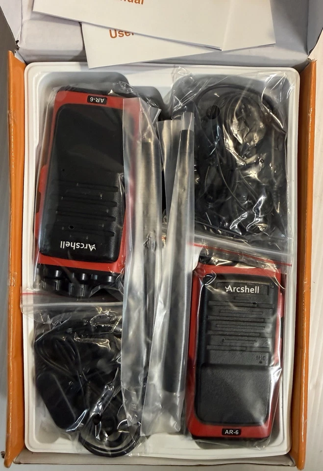 Arcshell AR-6 Walkie Talkies 2 Pack in Box - Image 2 of 2