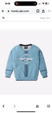 Monte Carlo Typographic Print Crew-Neck Pullover Size 37 10/11 Years Old