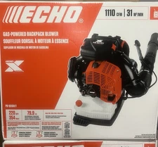 ECHO Backpack Tube-Throttle Gas Leaf Blower (220MPH, 1110CFM, 79.9cc) [PB-9010T]