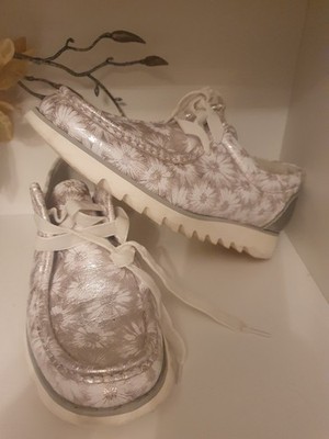 Sioux Grashopper Gr.37,5 Uk. 4,5 F Damen Halbschuhe Slipper Sneaker Loafers Top.
