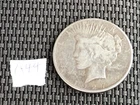 1927 D U.S. LIBERTY PEACE SILVER DOLLAR GOOD CONDITION LOT #44