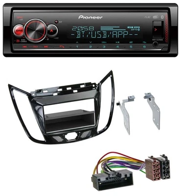 Pioneer Bluetooth USB MP3 DAB Autoradio für Ford C-Max Kuga Klavierlack schwarz - Bild 1 von 4