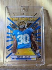 Austin Ekeler 2023 Panini Clearly Donruss Clearly My House #11 - Chargers