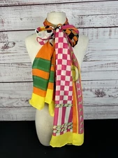 Large Colorful Eclectic Rectangle Scarf By Tarnish