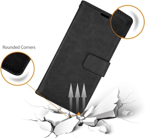 TECHGEAR Galaxy S10 Leather Wallet Case, Flip Protective Case Cover with Card Sl - Zdjęcie 10 z 15