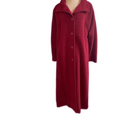 Hilary Radley Red Baby Llama Wool Jacket Size 16