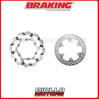 BREMSSCHEIBEN SATZ BRAKING HUSQVARNA FE i 350 2019 - 2021 VORNE + HINTEN [