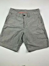 LULULEMON Mens Flat Front Chino Shorts Size 30 Light Gray