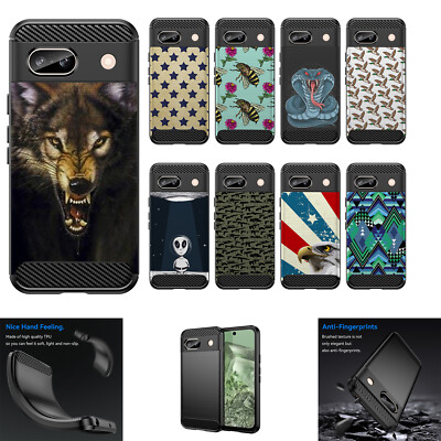 Case For [Google Pixel 8A (2024)][Flex TPU Fiber SET15] Matte Slim Flexible