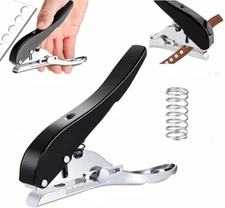 3/8 inch-10mm Single Hole Punch Heavy Duty Round Hole Puncher Badge Hole Punc...