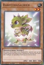 Yu-Gi-Oh MGED-DE056 Babycerasaurier 1 Aufl. Rare NM