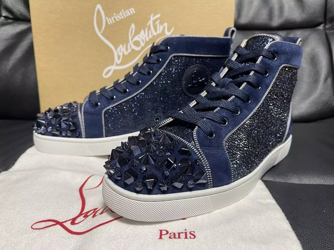 Toy Toy Metallic Sneakers in Metallic - Christian Louboutin Kids