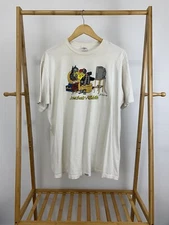 VTG 80s Crazy Shirt B Kliban Armchair Athlete Double Sided Hawaii T-Shirt XL