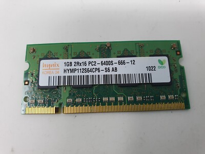Dell Inspiron 1545 RAM Memory 1GB DDR2 PC2-6400S 0PP102 - Main Image