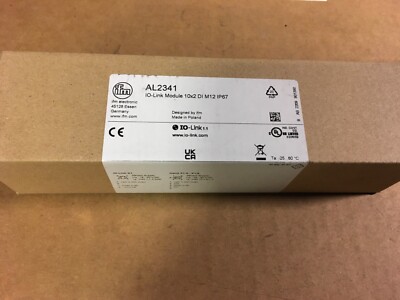 IFM electronic AL2341, IO-Link Module 10x2 DI M1267, NOS, KP-388