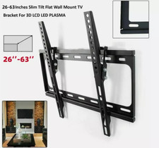 TV Wandhalterung Wandhalter LCD LED Fernseher 26 - 63 Zoll Flach neigbar 40KG 🏆