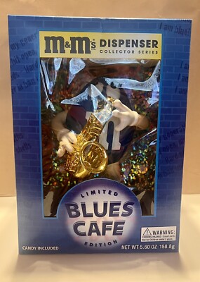 M&M's Dispenser Collector Series -Blue's Cafe NEW IN BOX! Limited