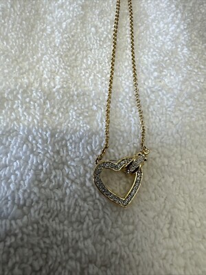 ネックレス・ペンダント Lovely Heart Necklace Lovely necklace, Heart, White, Rhodium plated | Swarovski