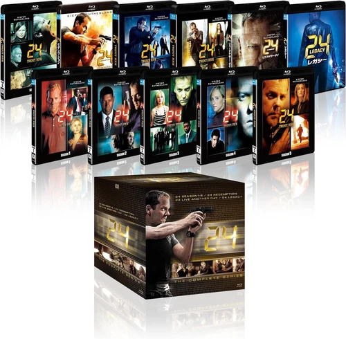 24 TWENTY FOUR COMPLETE BOX Seasons Redemption Lives Another Day Legacy Blu-ray