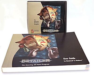 Macintosh Fractal Design Detailer The Amazing 3D Paint Program Mac +Book