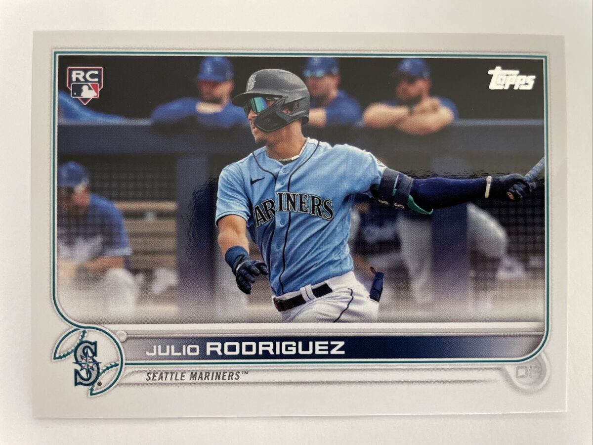 Julio Rodriguez Short Print Variation Rookie 2022 Topps Julio Rodriguez Short Print Variation Rookie 2022 Topps