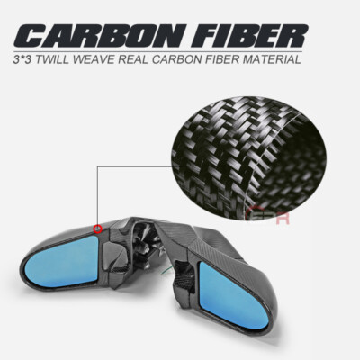 For 94-01 DC2 Integra Type R 3door RHD Carbon Fiber Ganador Aero Mirror Rearview
