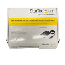StarTech USB to DVI Adapter External Video & Graphics Card USB2DVIE3