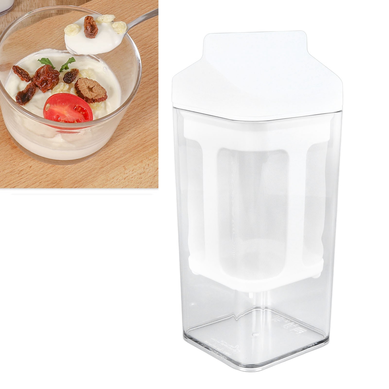 Filter Sieve Greek Yogurt Maker Water 1L Capacity Strainer For Homemade